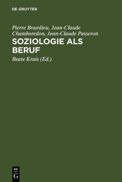 Produktbild: Soziologie als Beruf