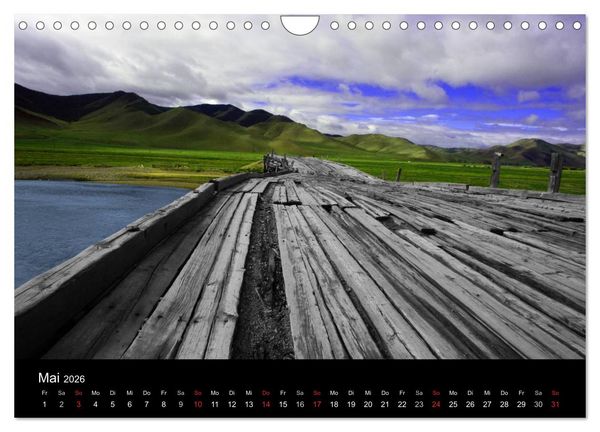 Produktbild: Einsame Mongolei (Wandkalender 2026 DIN A4 quer), CALVENDO Monatskalender