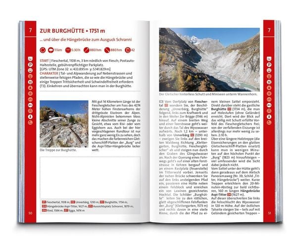 Produktbild: KOMPASS Wanderf&uuml;hrer Wallis, 80 Touren