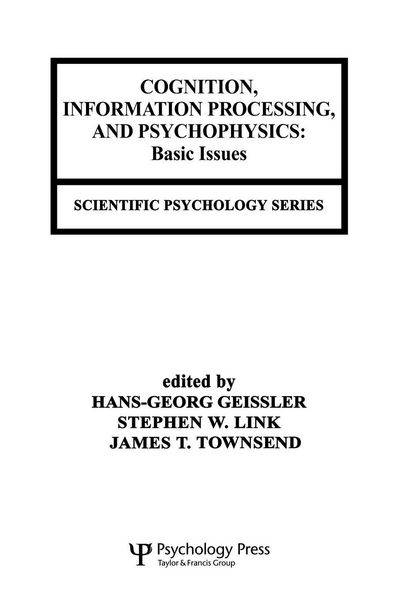 Produktbild: Cognition, Information Processing, and Psychophysics