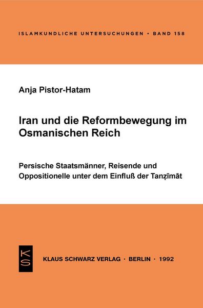 Produktbild: Iran und die Reformbewegung im Osmanischen Reich