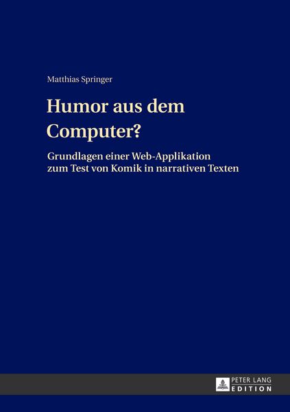 Produktbild: Humor aus dem Computer?