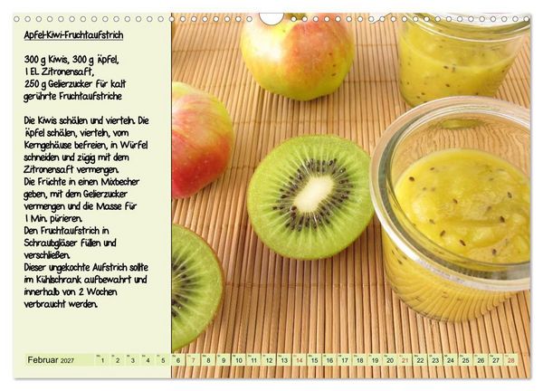 Produktbild: Leckere Aufstriche - Ein Kalender mit Rezepten (Wandkalender 2027 DIN A3 quer), CALVENDO Monatskalender