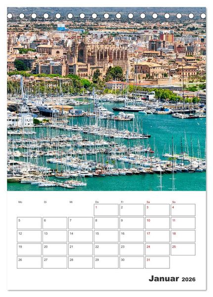 Produktbild: Mallorca - Traumhafte Insel auf der Sonnenseite (Tischkalender 2026 DIN A5 hoch), CALVENDO Monatskalender