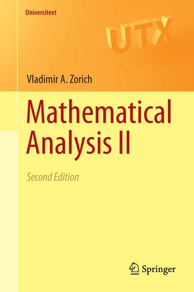 Produktbild: Mathematical Analysis II