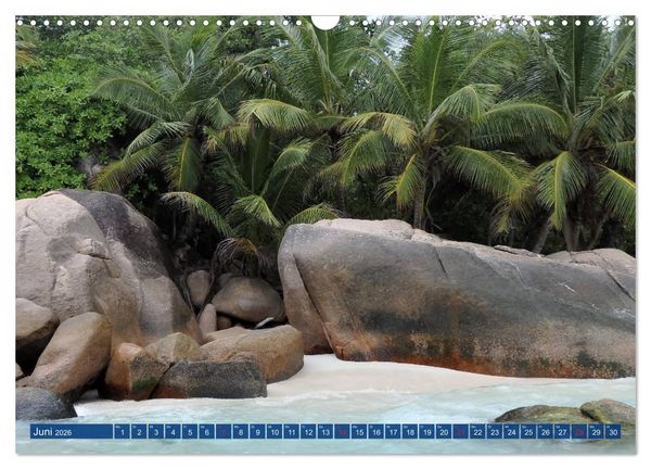 Produktbild: Seychellen - Wild und Sch&ouml;n (Wandkalender 2026 DIN A3 quer), CALVENDO Monatskalender