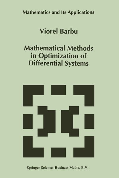 Produktbild: Mathematical Methods in Optimization of Differential Systems