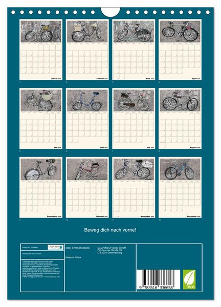 Produktbild: Beweg dich nach vorne! (Wandkalender 2026 DIN A4 hoch), CALVENDO Monatskalender
