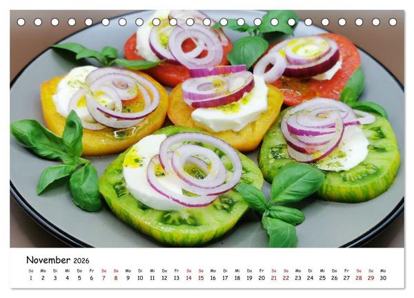 Produktbild: Tomaten Satt (Tischkalender 2026 DIN A5 quer), CALVENDO Monatskalender