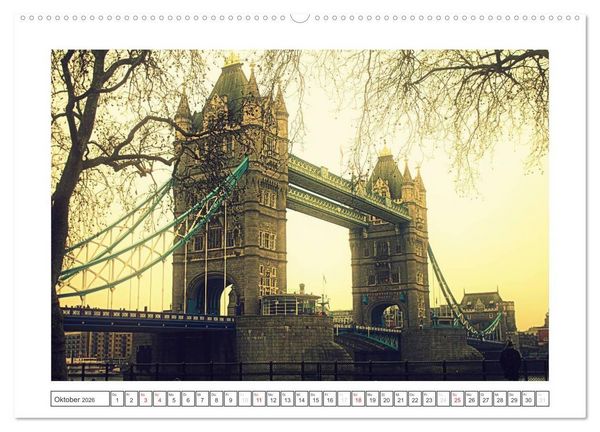 Produktbild: Neues Outfit - LONDON (hochwertiger Premium Wandkalender 2026 DIN A2 quer), Kunstdruck in Hochglanz