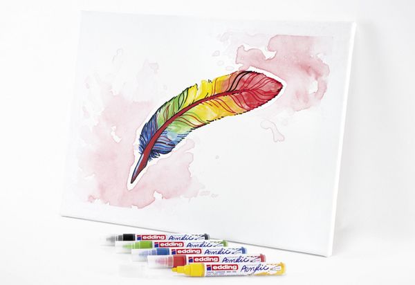 Produktbild: Edding Acrylmarker Acrylic 5100 Mittel 5er Set