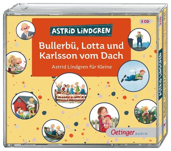 Produktbild: Bullerb&uuml;, Lotta und Karlsson vom Dach