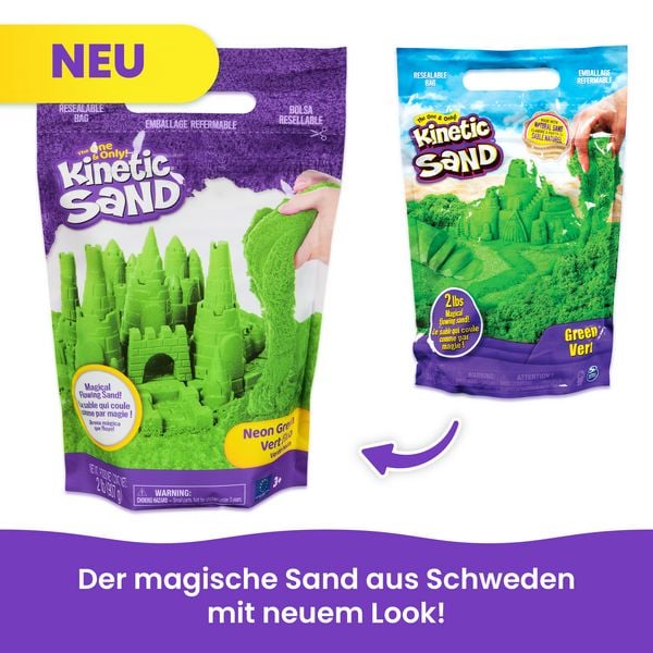 Produktbild: Kinetic Sand 907 g Beutel gr&uuml;n