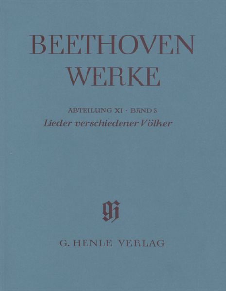 Produktbild: Beethoven, Ludwig van - Lieder verschiedener V&ouml;lker