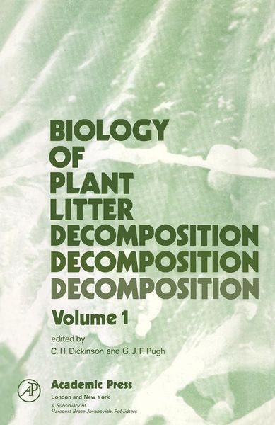 Produktbild: Biology of Plant Litter Decomposition V1