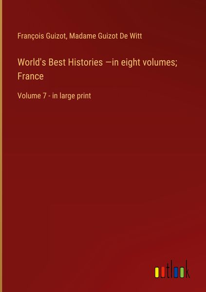 Produktbild: World's Best Histories -in eight volumes; France
