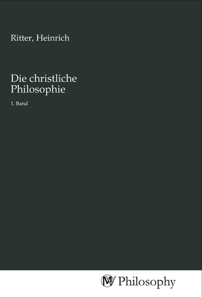 Produktbild: Die christliche Philosophie