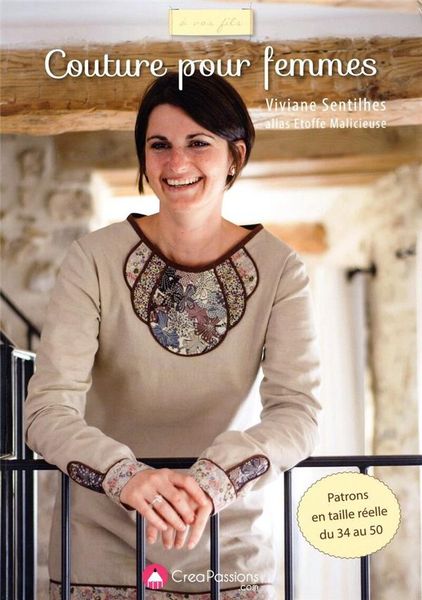 Produktbild: Couture pour femmes : patrons en taille r&eacute;elle du 34 au 50