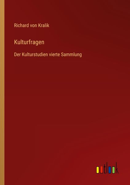 Produktbild: Kulturfragen
