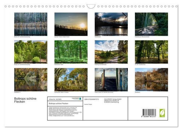 Produktbild: Bottrops sch&ouml;ne Flecken (Wandkalender 2027 DIN A3 quer), CALVENDO Monatskalender