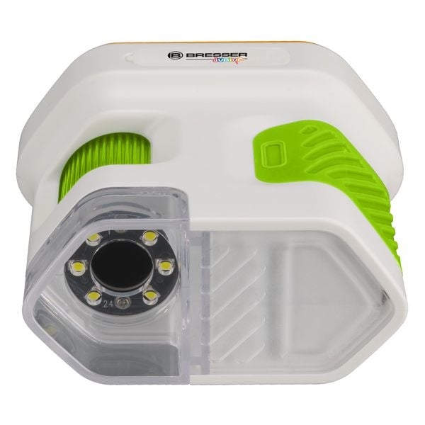 Produktbild: Bresser Junior 13767 - Digitales Handmikroskop/Taschenmikroskop f&uuml;r Kinder mit Display Foto Video USB-C bis 94x Vergr&ouml;&szlig;erung