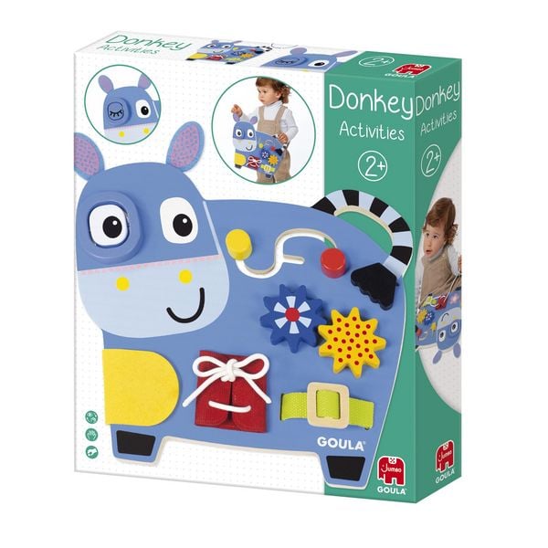 Produktbild: Goula 1110100489 - Donkey Activities, Esel zum Spielen und Erkunden, Motorikspiel