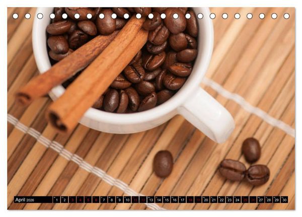 Produktbild: Kaffee Variationen (Tischkalender 2026 DIN A5 quer), CALVENDO Monatskalender