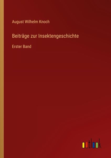 Produktbild: Beitr&auml;ge zur Insektengeschichte