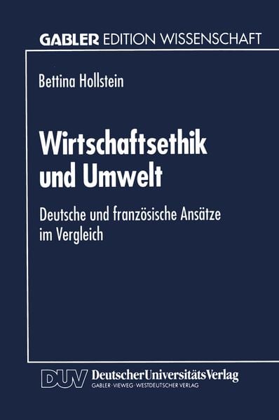 Produktbild: Wirtschaftsethik und Umwelt