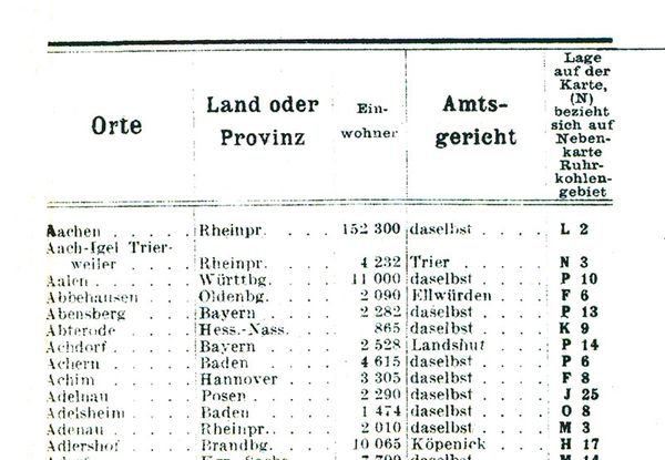 Produktbild: General-Karte Deutsches Reich - Deutschland, 1910