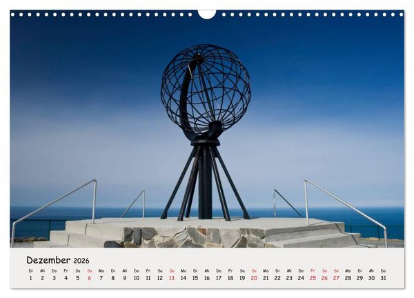 Produktbild: Auf dem Weg zum Nordkap (Wandkalender 2026 DIN A3 quer), CALVENDO Monatskalender