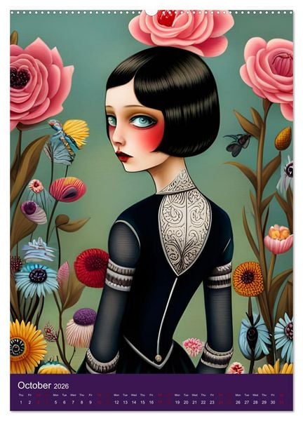 Produktbild: Fantasy Dreams (Wall Calendar 2026 DIN A2 portrait), CALVENDO 12 Month Wall Calendar