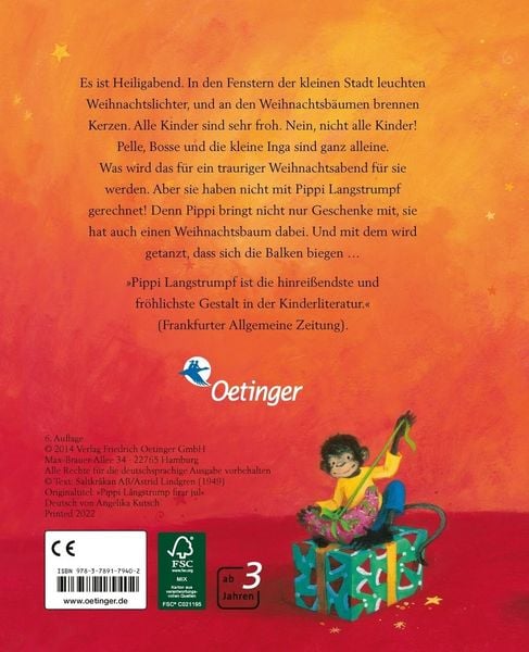 Produktbild: Pippi Langstrumpf feiert Weihnachten