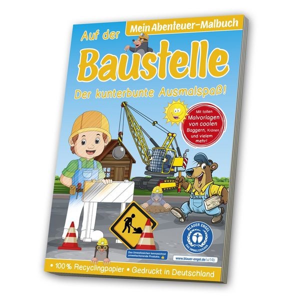 Produktbild: Malbuch Blauer Engel: Baustelle
