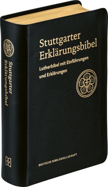 Produktbild: Stuttgarter Erkl&auml;rungsbibel. Kompaktausgabe Ledereinband mit Goldschnitt