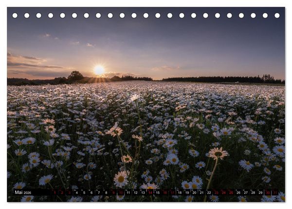 Produktbild: Wunderlandschaften (Tischkalender 2026 DIN A5 quer), CALVENDO Monatskalender