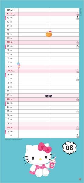 Produktbild: Hello Kitty Planer f&uuml;r zwei 2027