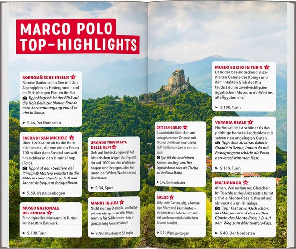 Produktbild: MARCO POLO Reisef&uuml;hrer Piemont, Turin