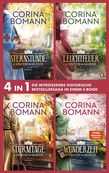 Produktbild: Die Waldfriede Saga Band: Sternstunde, Leuchtfeuer, Sturmtage, Wunderzeit (4in1 Bundle) -