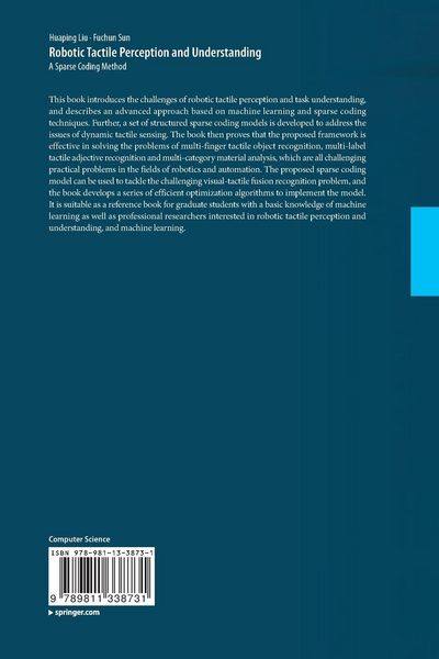 Produktbild: Robotic Tactile Perception and Understanding