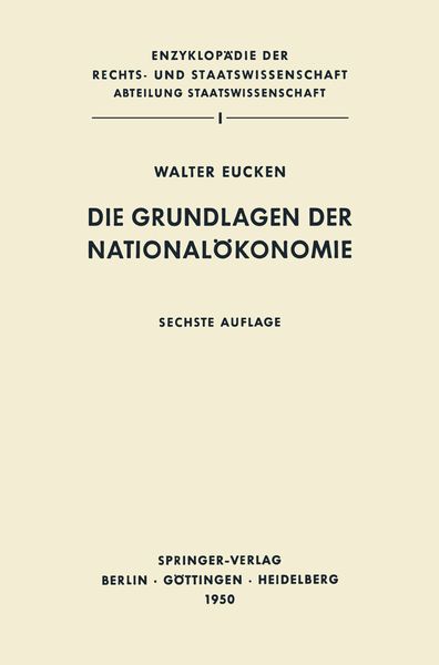 Produktbild: Die Grundlagen der National&ouml;konomie