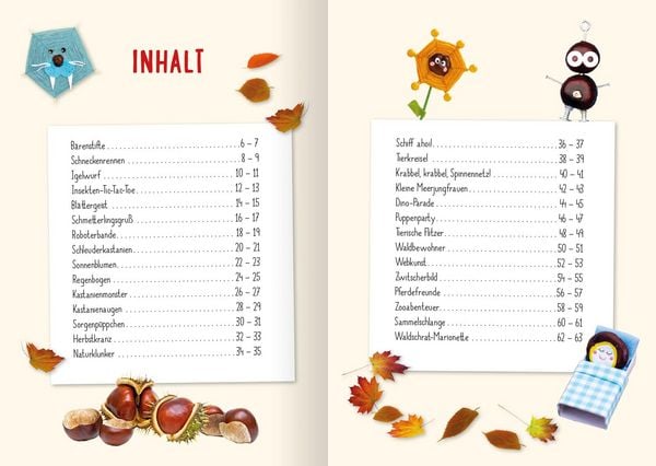Produktbild: Mein Kastanien-Bastelbuch