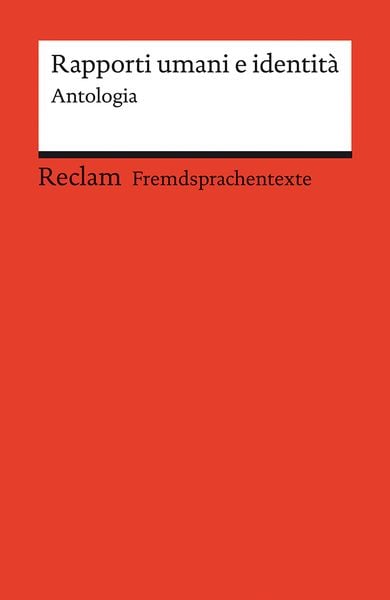 Produktbild: Rapporti umani e identit&agrave;. Antologia