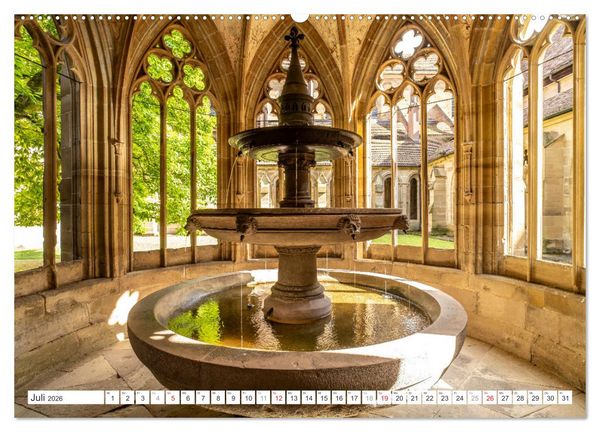 Produktbild: Faszination Kloster (Wandkalender 2026 DIN A2 quer), CALVENDO Monatskalender