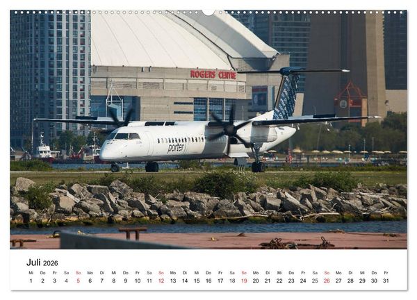 Produktbild: Die sch&ouml;nsten Airliner (Wandkalender 2026 DIN A2 quer), CALVENDO Monatskalender