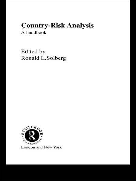 Produktbild: Country Risk Analysis