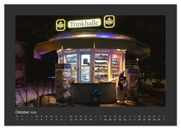 Produktbild: FRANKFURT - Nachtlichter 2026 (Tischkalender 2026 DIN A5 quer), CALVENDO Monatskalender
