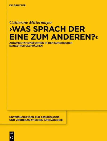 Produktbild: Was sprach der eine zum anderen?