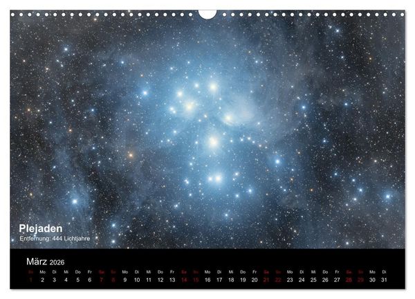 Produktbild: Juwelen des Nachthimmels (Wandkalender 2026 DIN A3 quer), CALVENDO Monatskalender