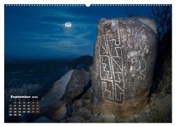 Produktbild: Kraftpl&auml;tze der Indianer (Wandkalender 2026 DIN A2 quer), CALVENDO Monatskalender